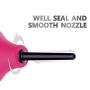 PHANXY Enema Bulb Clean Vaginal Anal Silicone Douche for Men Women Certificate Comfortable Medical Kit, Pink