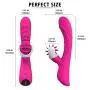 Waterproof G Vibrator Dildo for Women with 9 Strong Vibration Modes for Effortless Insertion, Silicone G Spot Vibrator Clitorial Vibrator for Exciting Stimulation- Ideal Sex Toy for Female