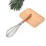 TOPmountain Cooking Utensils Set Silicone Cooking Simple Heat Resistant Wooden Handle Women Family