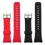 Rukoy Bands for Samsung Gear Fit 2 Band/Gear Fit 2 Pro[2-Pack: Black+Red], Replacement Straps Accessories for Samsung Gear Fit2 Pro SM-R365/Gear Fit2 SM-R360 Smartwatch (5.9&quot-7.5&quot)