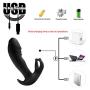 Silicone Vibration Wireless Remote Control Male Vibranting Wand Massager Rechargeable Back Neck Shoulder Relaxation Massaging with Multiple Men Vibrator Medical Toys