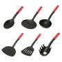 Cooking Tool Sets - 6 Piece Home Sets Cooking Nylon Spatula Spoon Utensils Cookware - Sets Cooking Tool Cooking Tool Sets Kitchen Spatula Silicon Spoon Utensil Home Kitchenware Cook Scoop Nylon