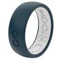 Groove Life - Silicone Ring for Men and Women Wedding or Engagement Rubber Band with Lifetime Coverage, Breathable Grooves, Comfort Fit, and Durability - Original Solid