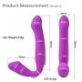 Tight Design Strapless Strap-on Vibrator - Mode B Silicone Toy