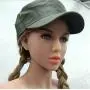 HRhetrin 13cm-Oral Depth TPE Real Sex Doll Head Stainless Steel Connector Masturabation Mouth Toy for Men-The Head ONLY