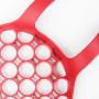 WYJP Pressure Cooker Sling Silicone Bakeware Sling for Instant Pot 6 Qt/8 Qt Anti-scalding Bakeware Lifter Steamer Rack Red, Dishwasher Safe