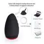 UTime Rechargeable Handheld Waterproof Massager Toys for Muscles, Back, Foot, Neck, Shoulder, Leg, Calf Pain Relief - Cordless Electric Full Body Massage with Portable Design