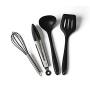 LDGR Pancake Spatula Silicone Kitchenware 10 Piece Non-Stick Pan Set Eco-Friendly Kitchen Tools (Color : Red)