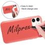 MILPROX iPhone 11 Case with Screen Protector, Liquid Silicone Gel Rubber Shockproof Slim Shell with Soft Microfiber Cloth Lining Cushion Cover for iPhone 11 6.1 inch (2019)-Coral