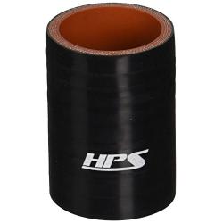 HPS HTSC-175-BLK Silicone High Temperature 4-Ply Reinforced Straight Coupler Hose, 100 PSI Maximum Pressure, 3" Length, 1.75" ID, Black