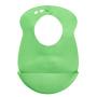 Tommee Tippee Roll n Go Baby Pouch Drip Catcher Baby Bib, 7+ Months - Blue and Green, 4 Pack