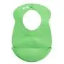 Tommee Tippee Easi-Roll Up Bib, BPA-free Crumb & Drip Catcher - Blue & Green, 2 Count