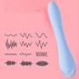 Yuxinger Silicone USB Rechargeable Waterproof Handheld Wireless Thrust Rotating and Powerful 12 Speed Massager USB Charging Mini Purple