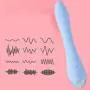 Yuxinger Silicone USB Rechargeable Waterproof Handheld Wireless Thrust Rotating and Powerful 12 Speed Massager USB Charging Mini Purple