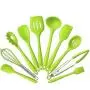 UnitedCAheart Non-Stick Shovel Colander Spoon Egg Beater Kitchenware Set Silicone Kitchenware Set 10 Kitchen Tools