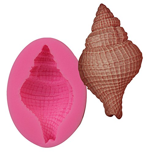Mr.S Shop 3D Conch Silicone Mold Cake Decoration Tools Kitchenware Baking Fondant Christmas Chocolate Shell Silicone Mold Soap
