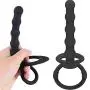 Silicone Double Penetration Rider Moving Massager Toy for Men and Women