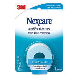 Nexcare Sensitive Skin Low Trauma Tape 1 in x 144 in 1 ea (Pack of 4)