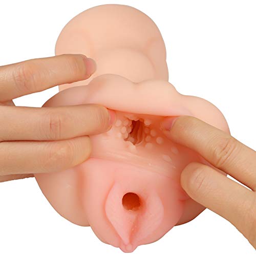 Jjek Man Cup Toy Lifesize TPR Doll Cup Woman Torso Lifelike Love Doles for Man Male Adult Toys with Natural Skin Tool Handle Device