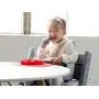 ezpz Sesame Street Elmo Mat - One-Piece Silicone placemat + Plate (Red)