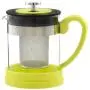 GROSCHE Valencia Personal Sized Teapot 20 oz. / 600 ml (Green) Made with Borosilicate Glass, Stainless Steel and Silicone