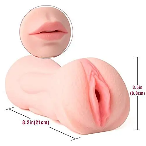 IOGHO 2 In1 Mens Deep Throat, V?brating Orál Cup, 100% Safe Silicone for Man Self Pleasure for Men Enhancement Exercise Sucking Endless Pleasure, Adullt Toys for Men