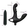 Male 10 Speed Anal Silicone Vibrator Prostate Massager Butt Plug Vibrating Massage Stick G Spot Toys for Women Men Gay