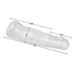 Silicone penile Condom Expander expands Male Chastity Toys Lengthen Cock Sleeves Dick Socks Reusable Condoms sdf