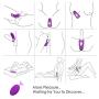 ZXxiu Vibrating Male Wand Massager Rechargeable Wireless Remote Control Back Neck Shoulder Relaxation Massaging with Multiple Men Vibrator Medical Grade Silicone Vibration Toys Gift