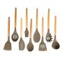 LDGR Pancake Spatula Silicone Kitchenware Set of 9 Sets Silicone Kitchen Utensil Set (Size : 9 Piece)