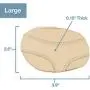 ZenToes Ball of Foot Pads Metatarsal Cushions for Metatarsalgia, Arthritis and Sesamoid Pain Relief 1 Pair (Large, Women 8-10, Men 9-11)