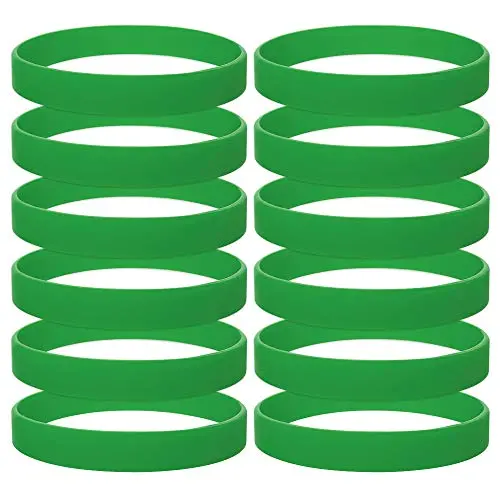 GOGO Wholesale Rubber Bracelets for Kids Silicone Wrist Bands for Events Rubber Bands Party Favors