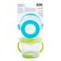Munchkin Snack Catcher, 2 Pack, Blue/Green