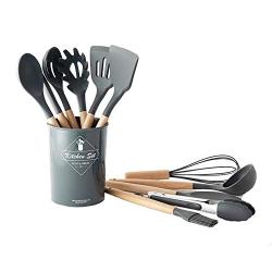 Silicone kitchenware set of 11 kitchen tools shovel scoop set