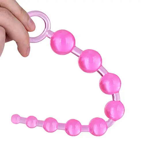 Beginners Soft Silicone Anales Pull Beads Trainer Massage Relax Toys