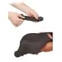 Black Silicone Penis Sleeve Extender Enlargement Male Chastity Sex Toys Extension Cock Sleeves Dick Sock Reusable Condoms for Men Reusable Condom Penis Sleeve Extender