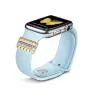 EloBeth Decorative Rings Loops Compatible with Apple Watch Bands 44mm 42mm 40mm 38mm iWatch Series 5 4 3 2 1 Band Accessories (Gold Rings no Band)