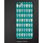 Case Compatible with iPhone 6/6S Ultra Slim Protective TPU Cover,Anti-Scratch Back,Romance,Heart Figures Lovers Famous Symbol Universal Sign Symbolic Design,Jade Green Seafoam Cream