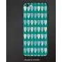 Case Compatible with iPhone 6/6S Ultra Slim Protective TPU Cover,Anti-Scratch Back,Romance,Heart Figures Lovers Famous Symbol Universal Sign Symbolic Design,Jade Green Seafoam Cream