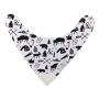 Pack of 4 100% Organic Cotton Reversible Bandana Drool Bibs with TPU Lining Water Resistant and Silicone Teether Toy 3 Layers Adjustable Nickel Free Snaps Unisex for Babies and Toddler Boys and Girls