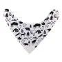Pack of 4 100% Organic Cotton Reversible Bandana Drool Bibs with TPU Lining Water Resistant and Silicone Teether Toy 3 Layers Adjustable Nickel Free Snaps Unisex for Babies and Toddler Boys and Girls