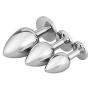 SEEHAI-WEII 3 Pcs Crystal Amal Plug- Exercise Health Six-Toys for Men Women