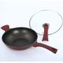 ZPWSNH Frying Pan, Maifan Stone Smokeless Nonstick Pan, Gas Cooker Barbecue Pot