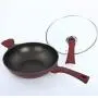 ZPWSNH Frying Pan, Maifan Stone Smokeless Nonstick Pan, Gas Cooker Barbecue Pot