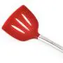 Silicone Kitchenware Set, Silicone Cutlery 4 Pieces Non-Stick Pan - High Temperature Cooking Including Spatula, Suitable for Kitchen And Cake Making, red