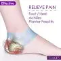 SMATIS Heel Cups, 2PCS Heel Cushion Gel Heel Protector for Plantar Fasciitis Achilles Tendonitis Bone Spur Aching Feet Relieve Pain