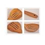 Wooden spatula non-stick wood shovel fried egg shovel three hole shovel plus long handle shovel wooden thin shovel