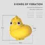 Clitoral Sucking Vibrator Waterproof G Spot Clit Dildo Wearable Vibrators Rechargeable Suction Oral Sex Silicone Nipple Stimulator Adult Sex Toys for Women and Couples Massageryellow