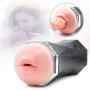 Chinaing Lifelike Enjoy Lovely Kawaii Male Mastürbator Silicone R-ealiStǐc Mouth with Tongue 2 in 1 Male Aír-cr?ft Cup Sweet Sweet Light Size