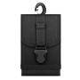 MoKo Tactical Phone Holster, EDC Molle Pouch Belt Waist Bag Fit 6.8&quot Phone, iPhone 11 Pro/11/11 Pro Max/Xs Max/XR/Xs/X, Samsung Galaxy Note 10/Note 10 Plus/S10e/S10/S10 Plus, Google Pixel 3a - Black